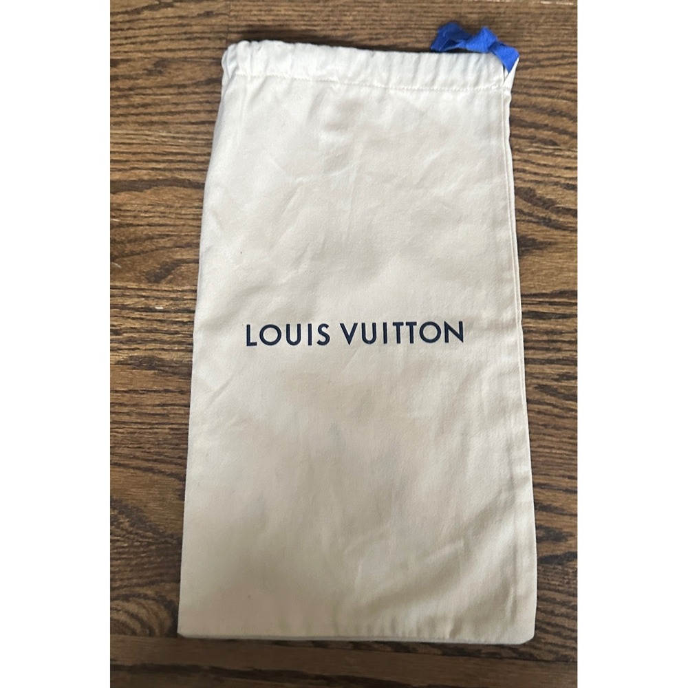 Louis Vuitton Drawstring Dust Bag Unisex OS Beige Cotton Storage Luxury Bag